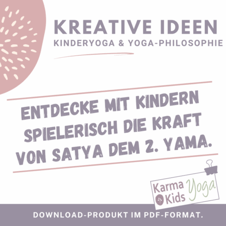 kinderyoga yama satya