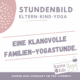eltern kind yoga stundenbild