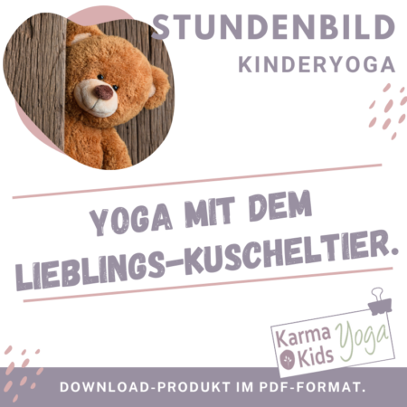 yoga kuscheltier
