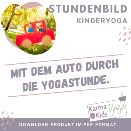 stundenbild yoga kinder auto