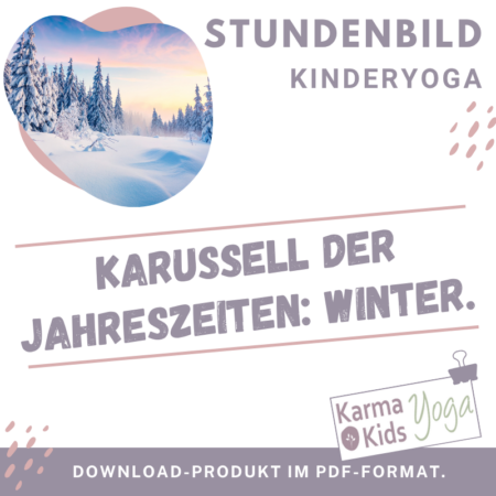 Stundenbild Kinderyoga Winter