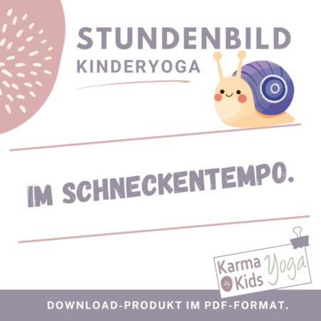 stundenkonzept kinderyoga schnecke