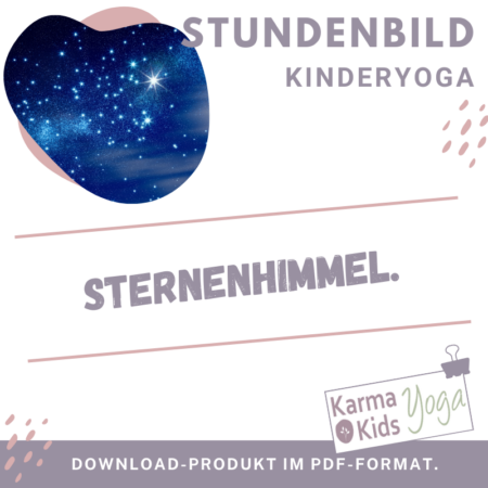 stundenbild kinderyoga sterne