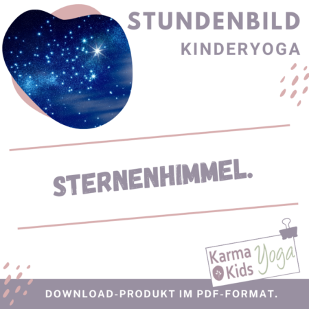 stundenbild kinderyoga sterne